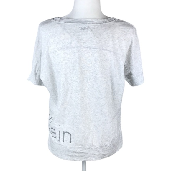 Calvin Klein Light Grey Short Sleeve Tee Size M - Picture 4 of 4